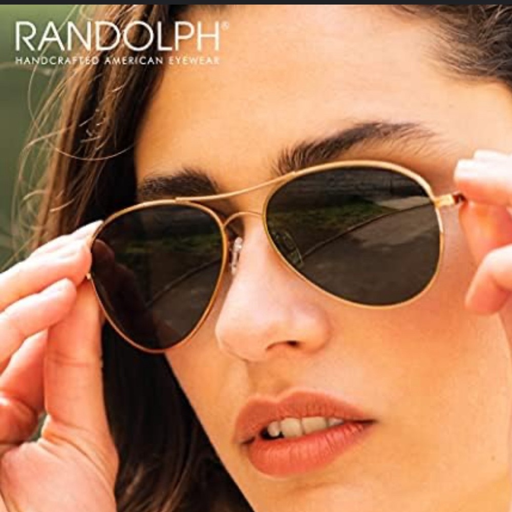 Randolph Engineering Command USA 23K Aviator Sunglasses